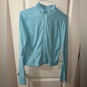 Lululemon light weight crop Women's Light Blue Jacket